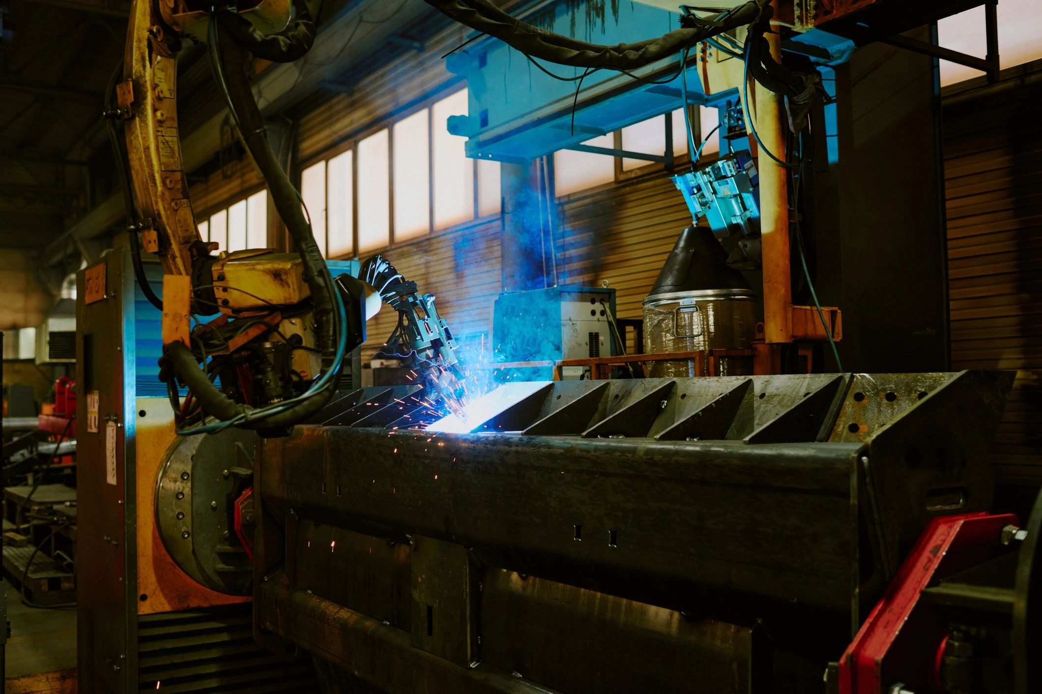 Robot Welding Technology In Factory